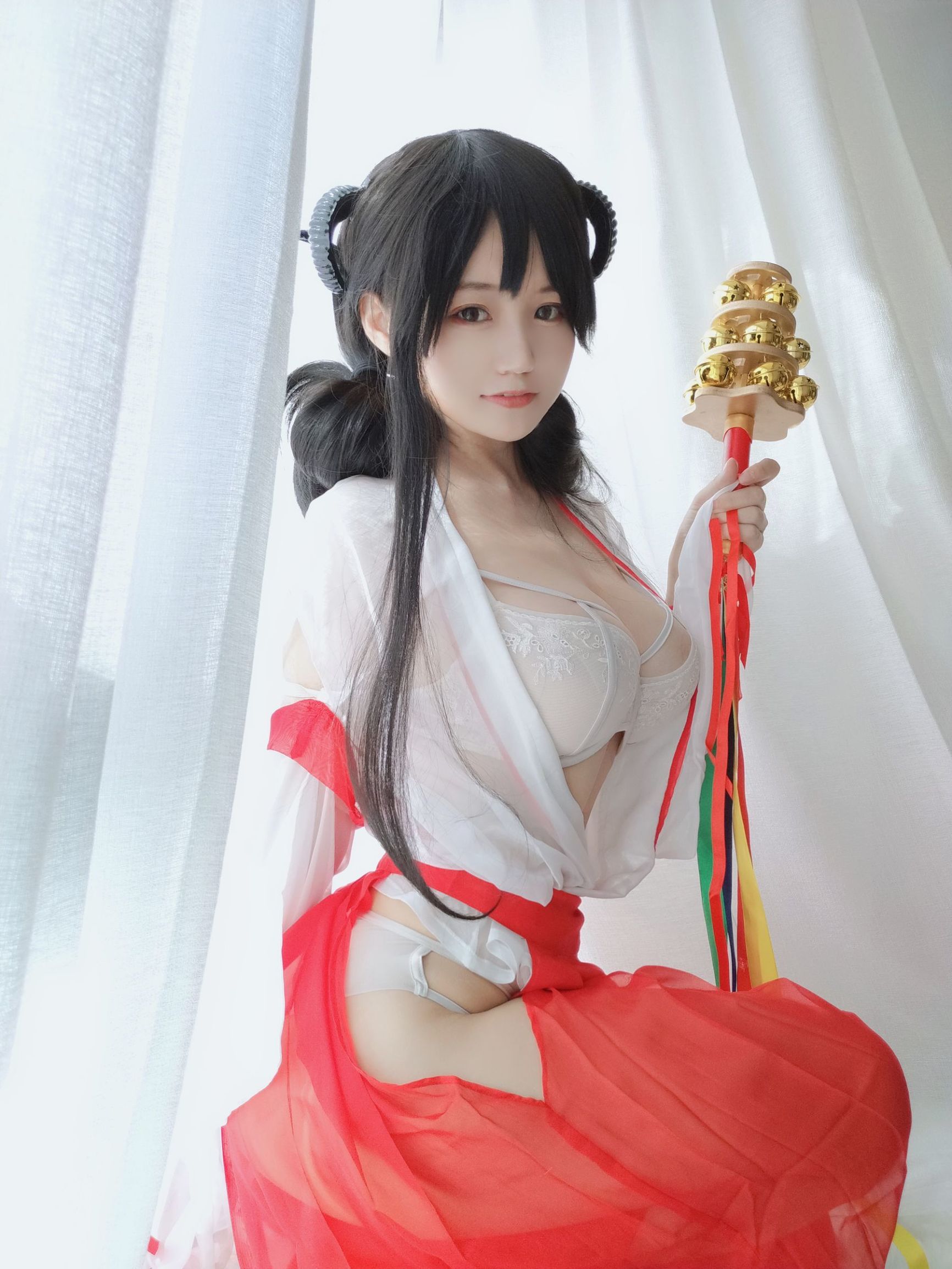 [网红COSER]动漫博主小仓千代w巫女插图7